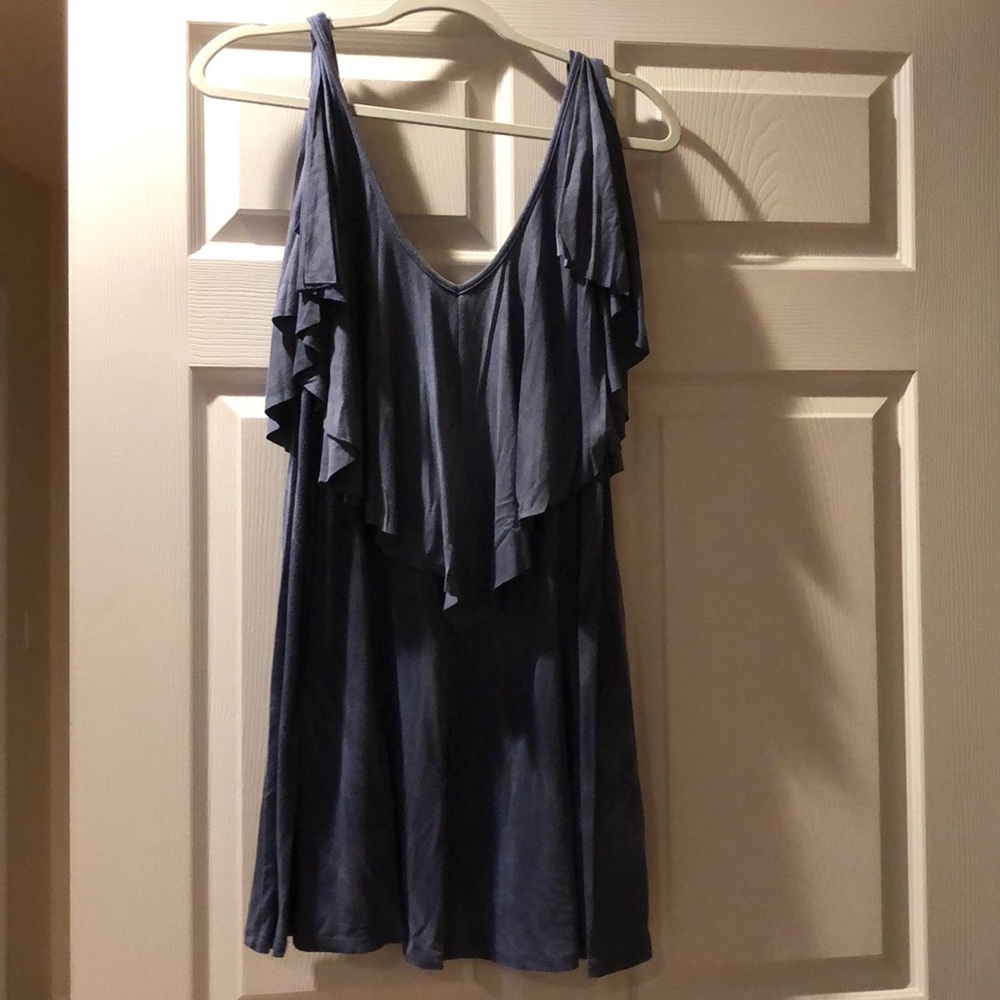 Fun and flirty blue cotton dress size M